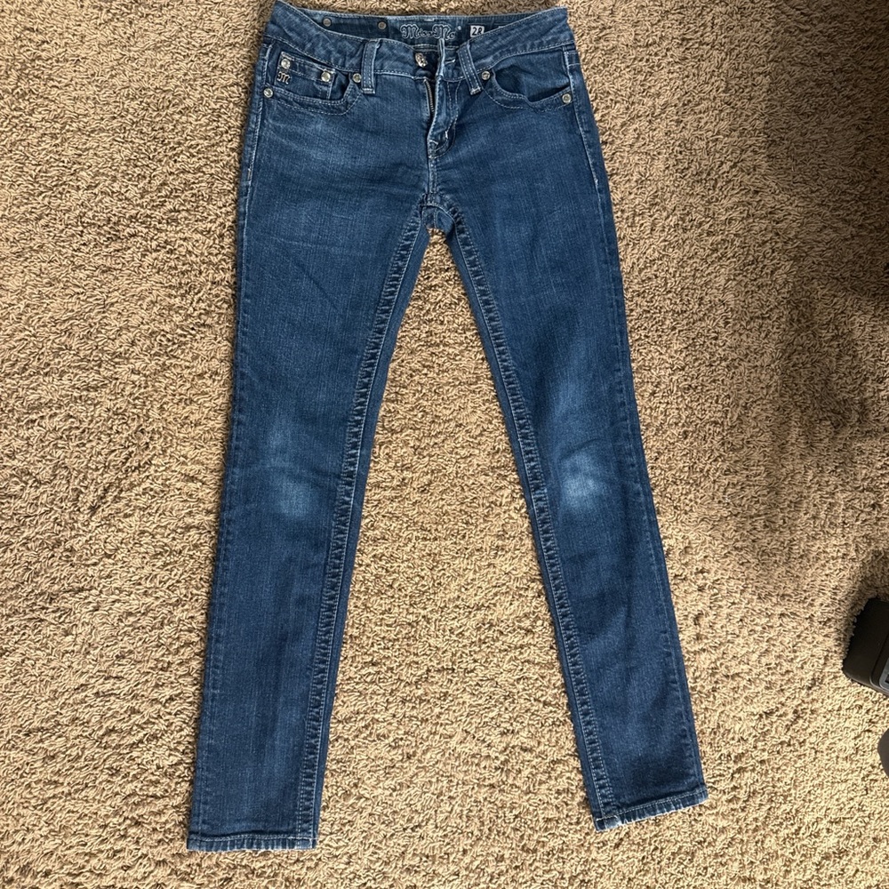 Miss Me Dark Blue Skinny Jeans